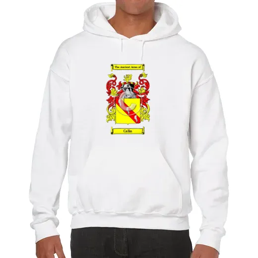 Calin Unisex Coat of Arms Hooded Sweatshirt