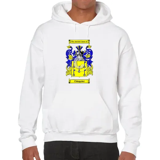 Chiappini Unisex Coat of Arms Hooded Sweatshirt