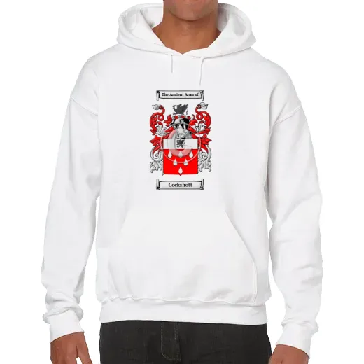 Cockshott Unisex Coat of Arms Hooded Sweatshirt