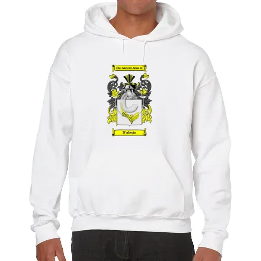 D'alesio Unisex Coat of Arms Hooded Sweatshirt