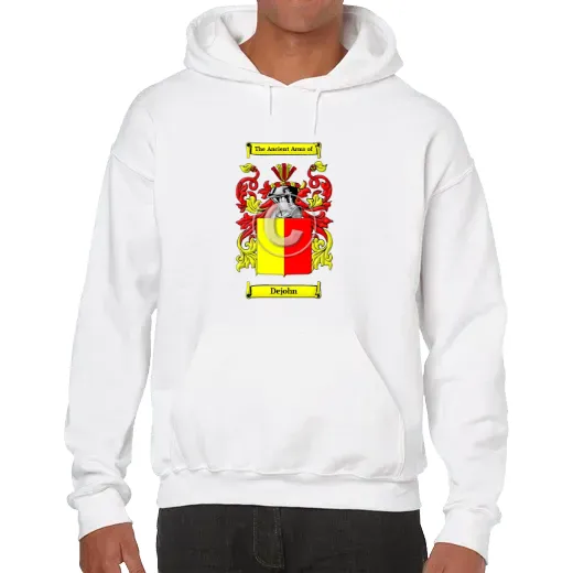 Dejohn Unisex Coat of Arms Hooded Sweatshirt