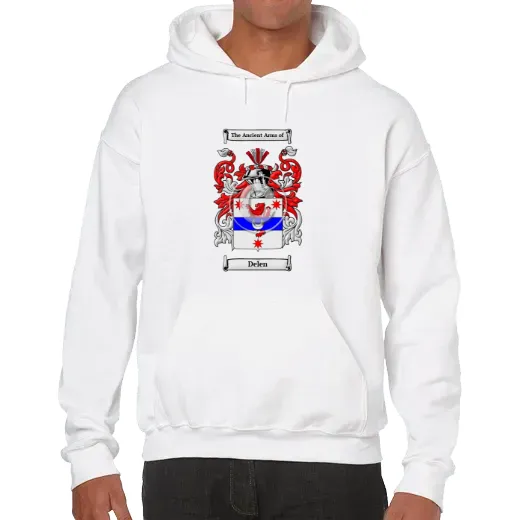 Delen Unisex Coat of Arms Hooded Sweatshirt