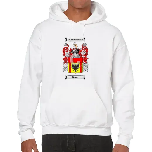 Deyas Unisex Coat of Arms Hooded Sweatshirt