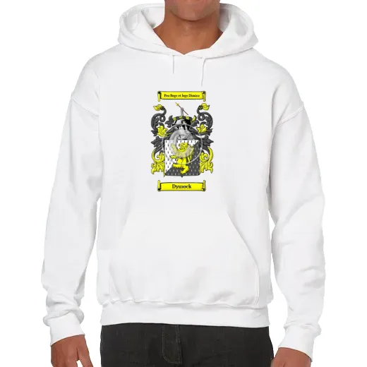 Dymock Unisex Coat of Arms Hooded Sweatshirt