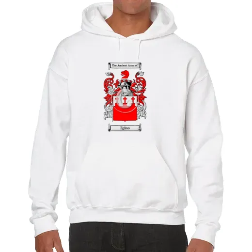 Egino Unisex Coat of Arms Hooded Sweatshirt