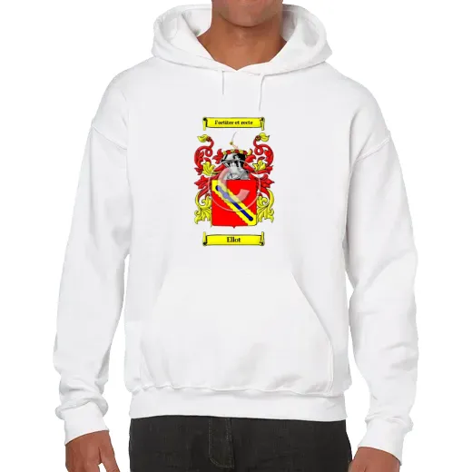 Ellot Unisex Coat of Arms Hooded Sweatshirt