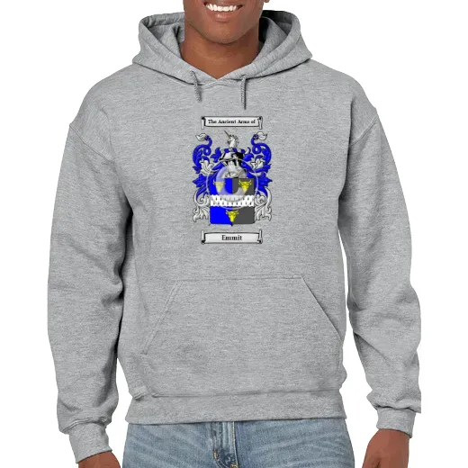 Emmit Grey Unisex Coat of Arms Hooded Sweatshirt