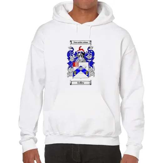 Erdley Unisex Coat of Arms Hooded Sweatshirt