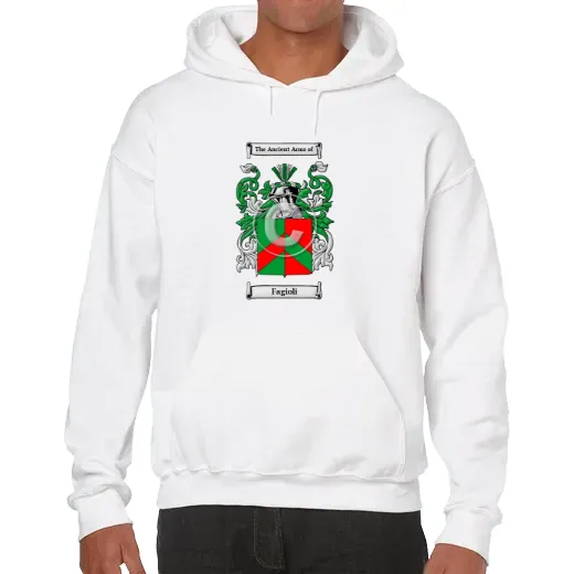 Fagioli Unisex Coat of Arms Hooded Sweatshirt