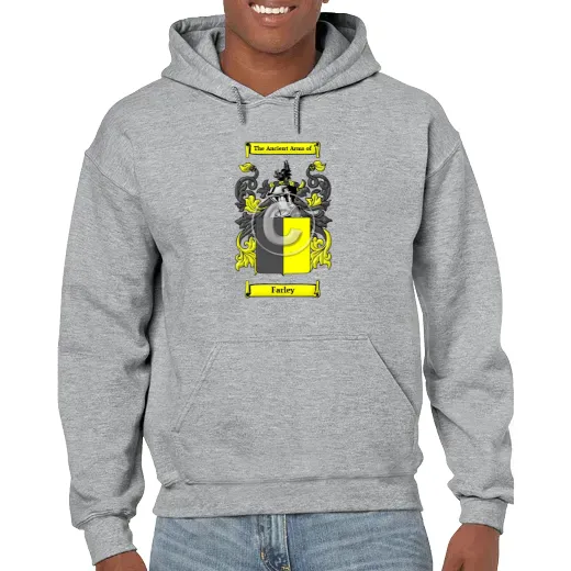 Farley Grey Unisex Coat of Arms Hooded Sweatshirt