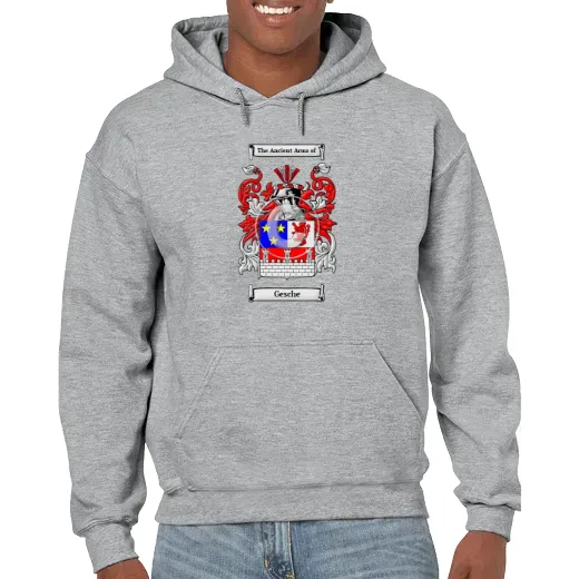 Gesche Grey Unisex Coat of Arms Hooded Sweatshirt