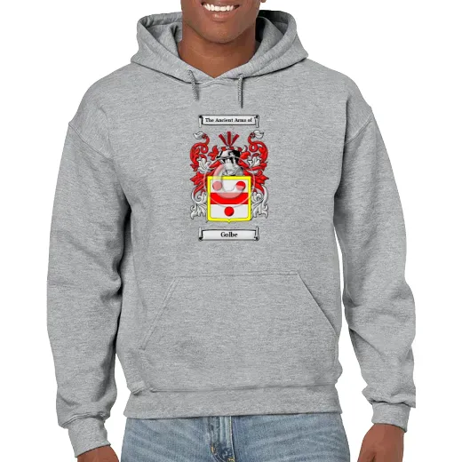 Golbe Grey Unisex Coat of Arms Hooded Sweatshirt