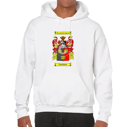 Greatorex Unisex Coat of Arms Hooded Sweatshirt