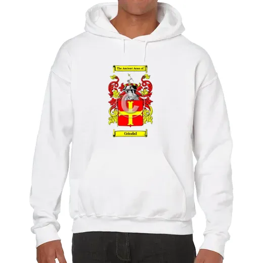 Grindal Unisex Coat of Arms Hooded Sweatshirt