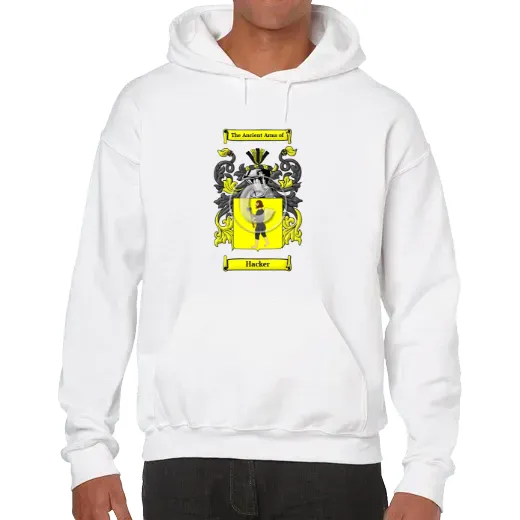 Hacker Unisex Coat of Arms Hooded Sweatshirt
