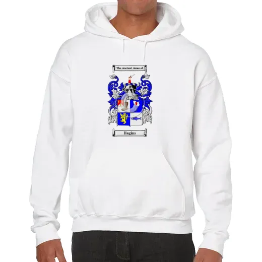 Hagins Unisex Coat of Arms Hooded Sweatshirt