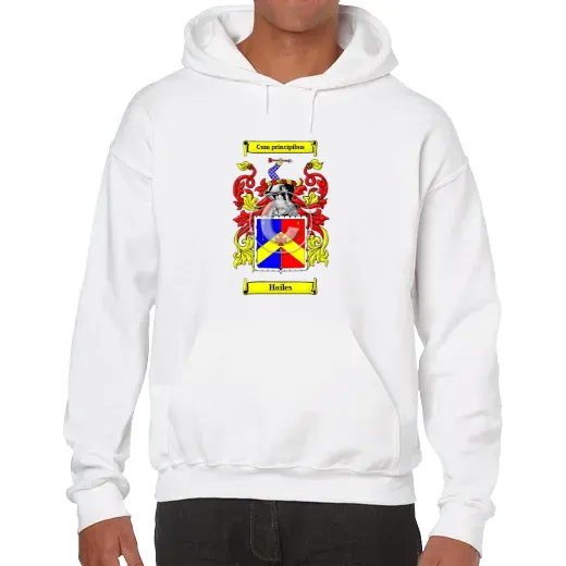 Hailes Unisex Coat of Arms Hooded Sweatshirt