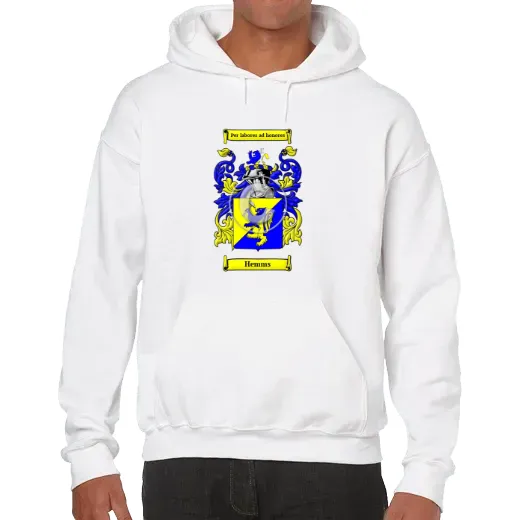 Hemms Unisex Coat of Arms Hooded Sweatshirt