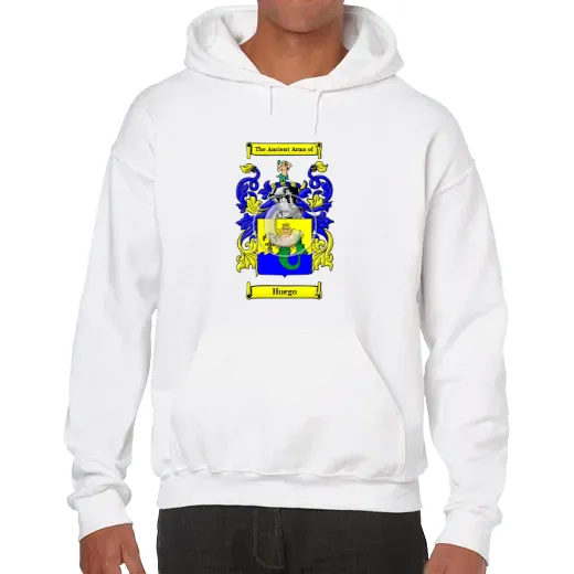 Huego Unisex Coat of Arms Hooded Sweatshirt