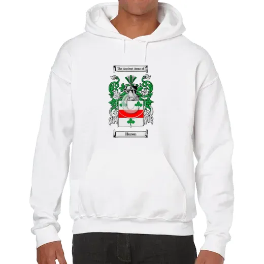 Huron Unisex Coat of Arms Hooded Sweatshirt