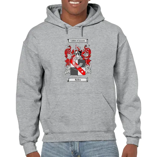Kalea Grey Unisex Coat of Arms Hooded Sweatshirt