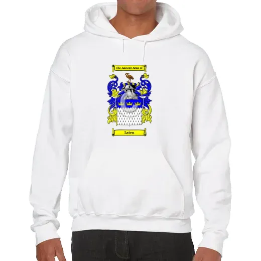 Laten Unisex Coat of Arms Hooded Sweatshirt