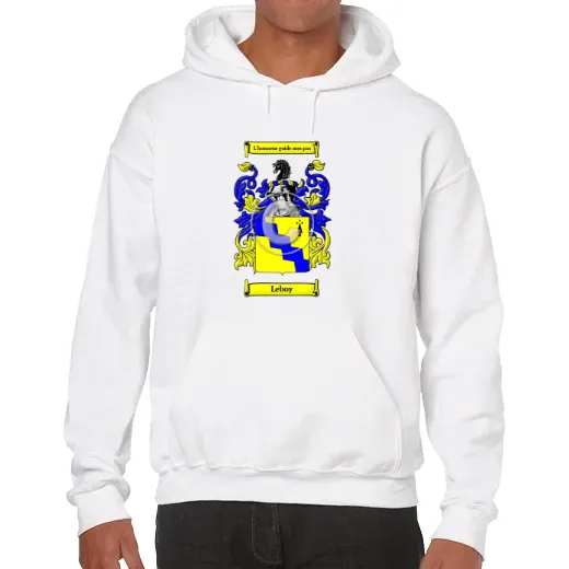 Leboy Unisex Coat of Arms Hooded Sweatshirt