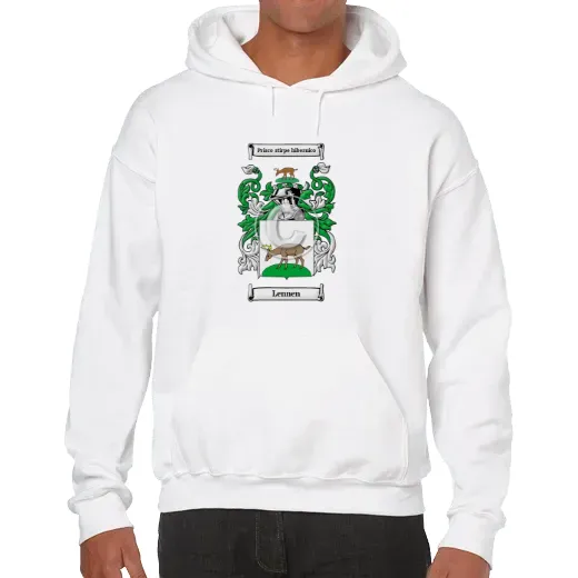 Lennen Unisex Coat of Arms Hooded Sweatshirt