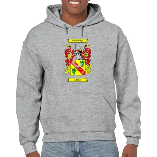 Lorian Grey Unisex Coat of Arms Hooded Sweatshirt