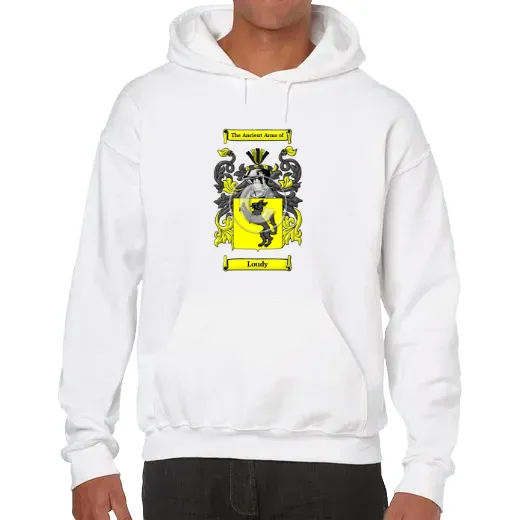 Loudy Unisex Coat of Arms Hooded Sweatshirt