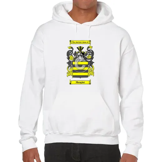 Mangini Unisex Coat of Arms Hooded Sweatshirt