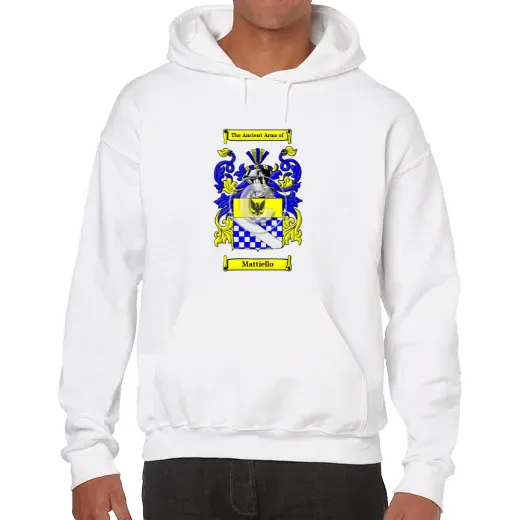 Mattiello Unisex Coat of Arms Hooded Sweatshirt