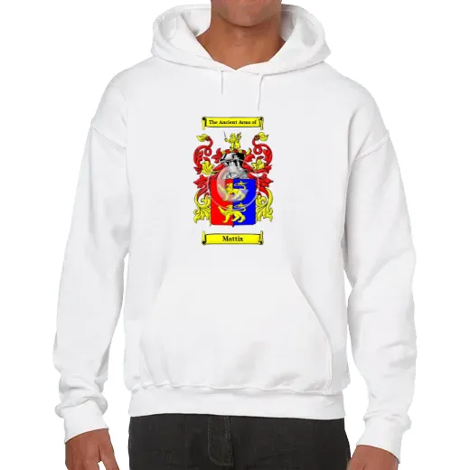 Mattix Unisex Coat of Arms Hooded Sweatshirt