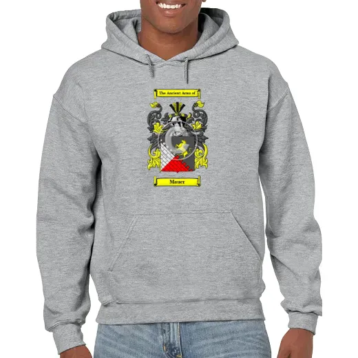 Mauer Grey Unisex Coat of Arms Hooded Sweatshirt