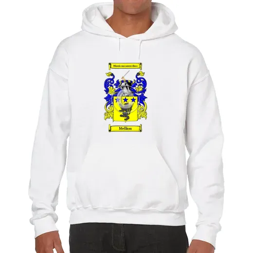 Mellion Unisex Coat of Arms Hooded Sweatshirt