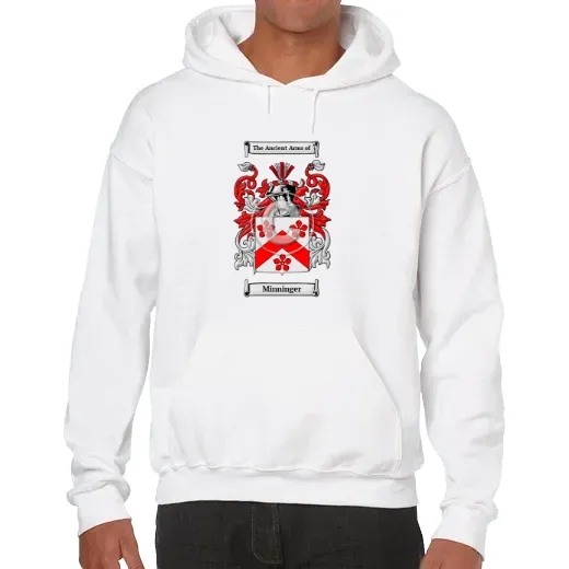 Minninger Unisex Coat of Arms Hooded Sweatshirt