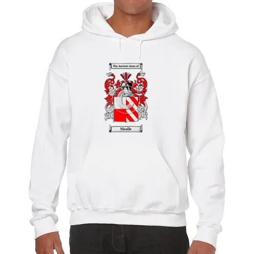 Nicolle Unisex Coat of Arms Hooded Sweatshirt
