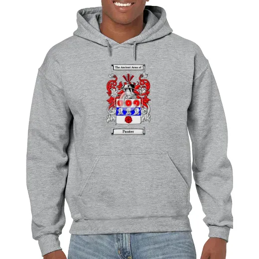 Panter Grey Unisex Coat of Arms Hooded Sweatshirt