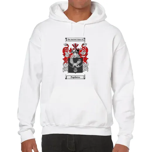 Papilotes Unisex Coat of Arms Hooded Sweatshirt