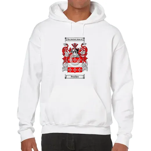 Peacher Unisex Coat of Arms Hooded Sweatshirt