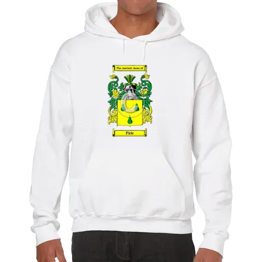 Pirie Unisex Coat of Arms Hooded Sweatshirt