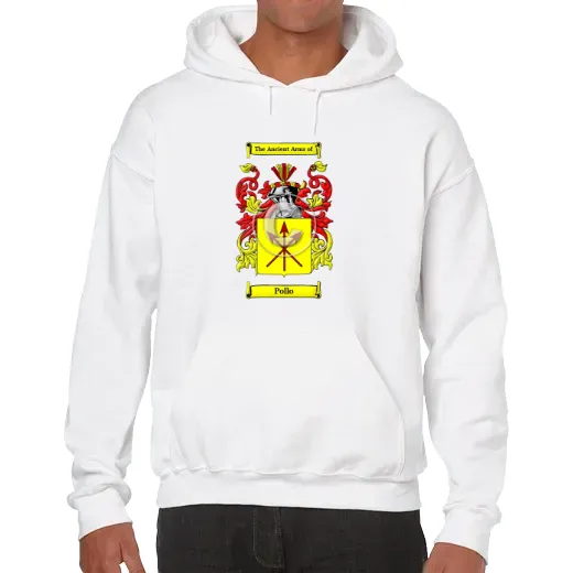 Pollo Unisex Coat of Arms Hooded Sweatshirt