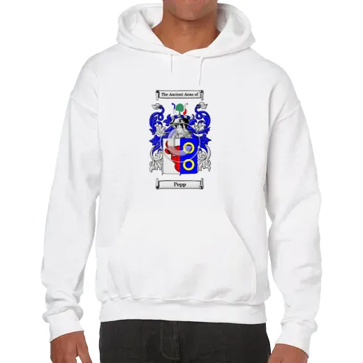 Popp Unisex Coat of Arms Hooded Sweatshirt
