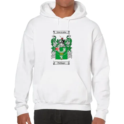 Pottinger Unisex Coat of Arms Hooded Sweatshirt