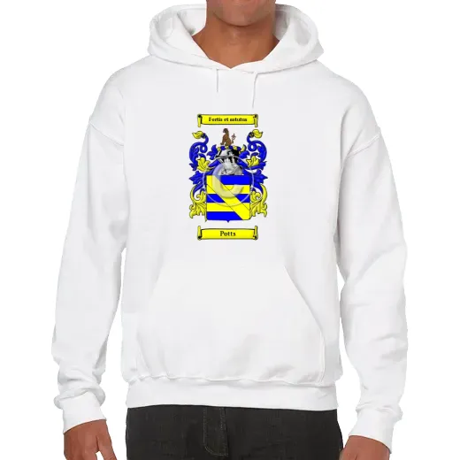 Potts Unisex Coat of Arms Hooded Sweatshirt