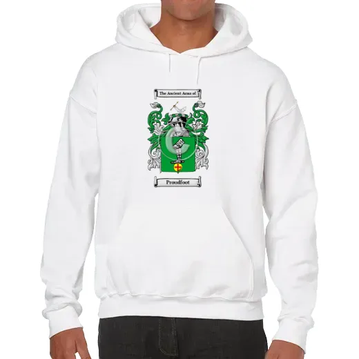 Proudfoot Unisex Coat of Arms Hooded Sweatshirt