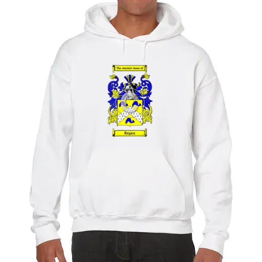 Regan Unisex Coat of Arms Hooded Sweatshirt