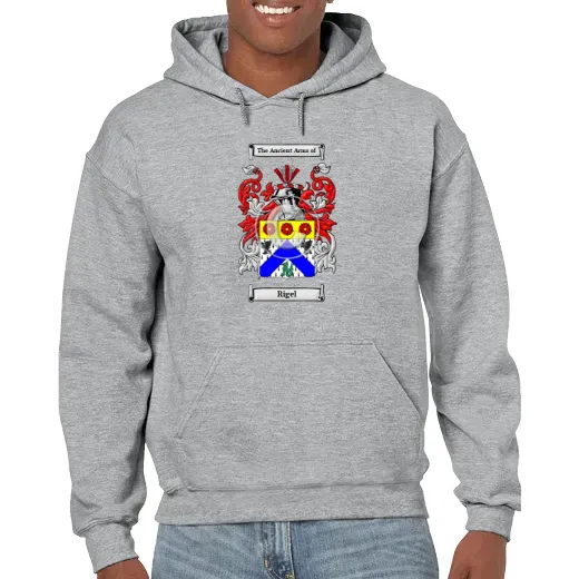 Rigel Grey Unisex Coat of Arms Hooded Sweatshirt