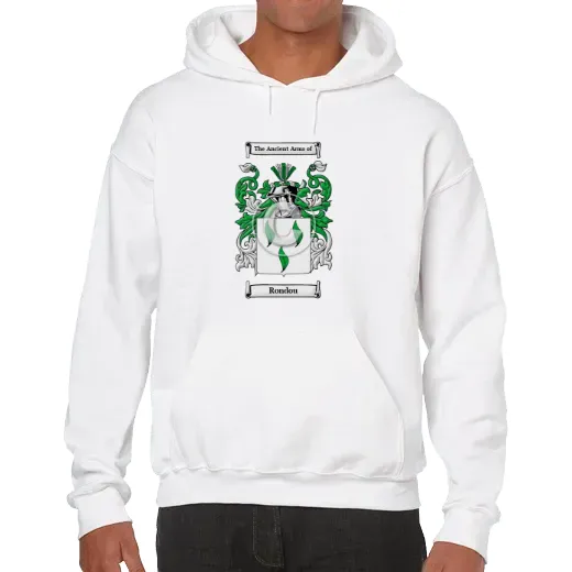 Rondou Unisex Coat of Arms Hooded Sweatshirt