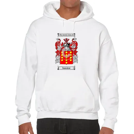 Sarmient Unisex Coat of Arms Hooded Sweatshirt